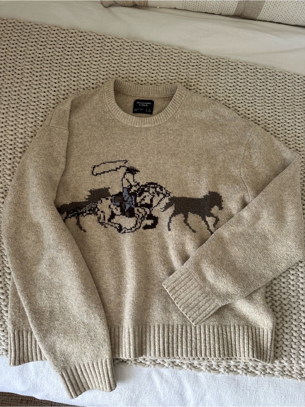 Rare! Abercrombie Western Sweater 🐎